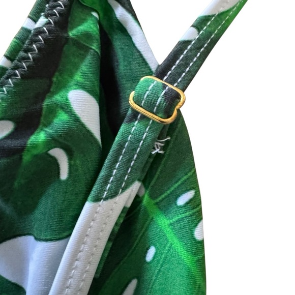 Show Me Your Mumu Amalfi Palm Leaf One Piece Swimsuit Size S - Picture 6 of 16